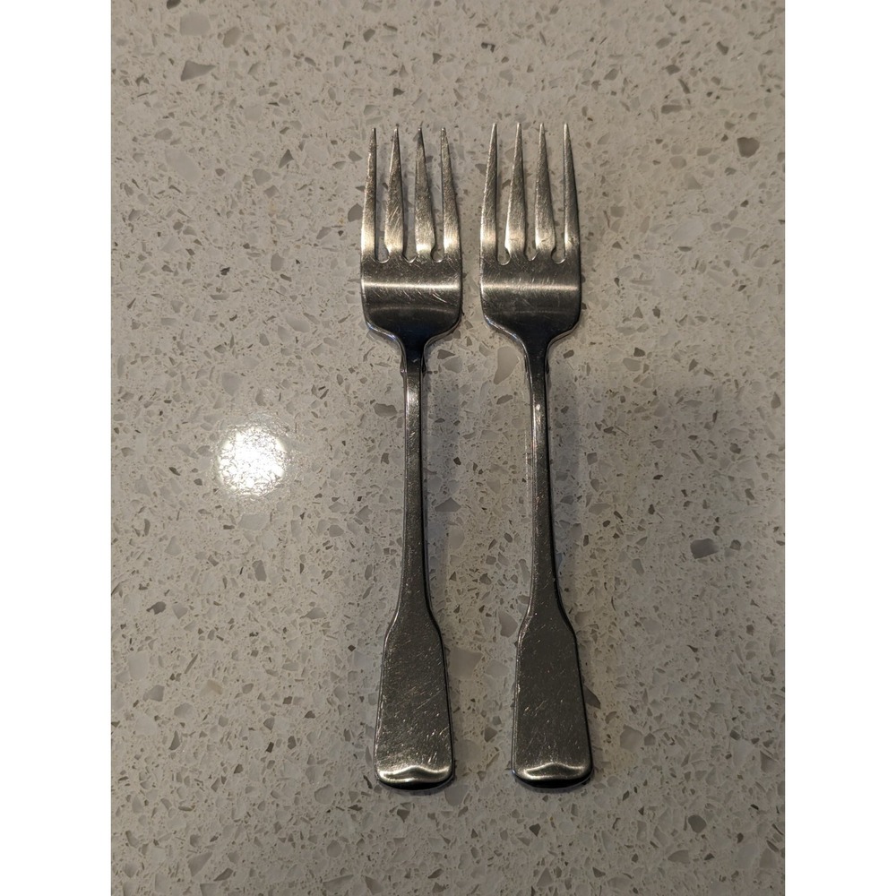 Oneida American Colonial 6 1/2‎ inch Salad Fork (Set of 2) Stainless Steel USA